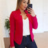 2021 Autumn and Winter New   Solid Color Leisure Professional Small